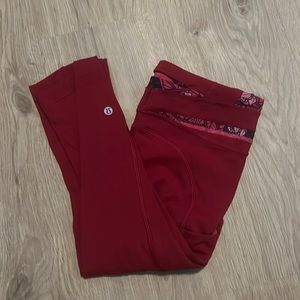 Lululemon Running Crops Size 4